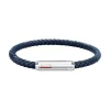 Sector Bijoux Bracelet Homme en cuir bleu | Homme Bracelet