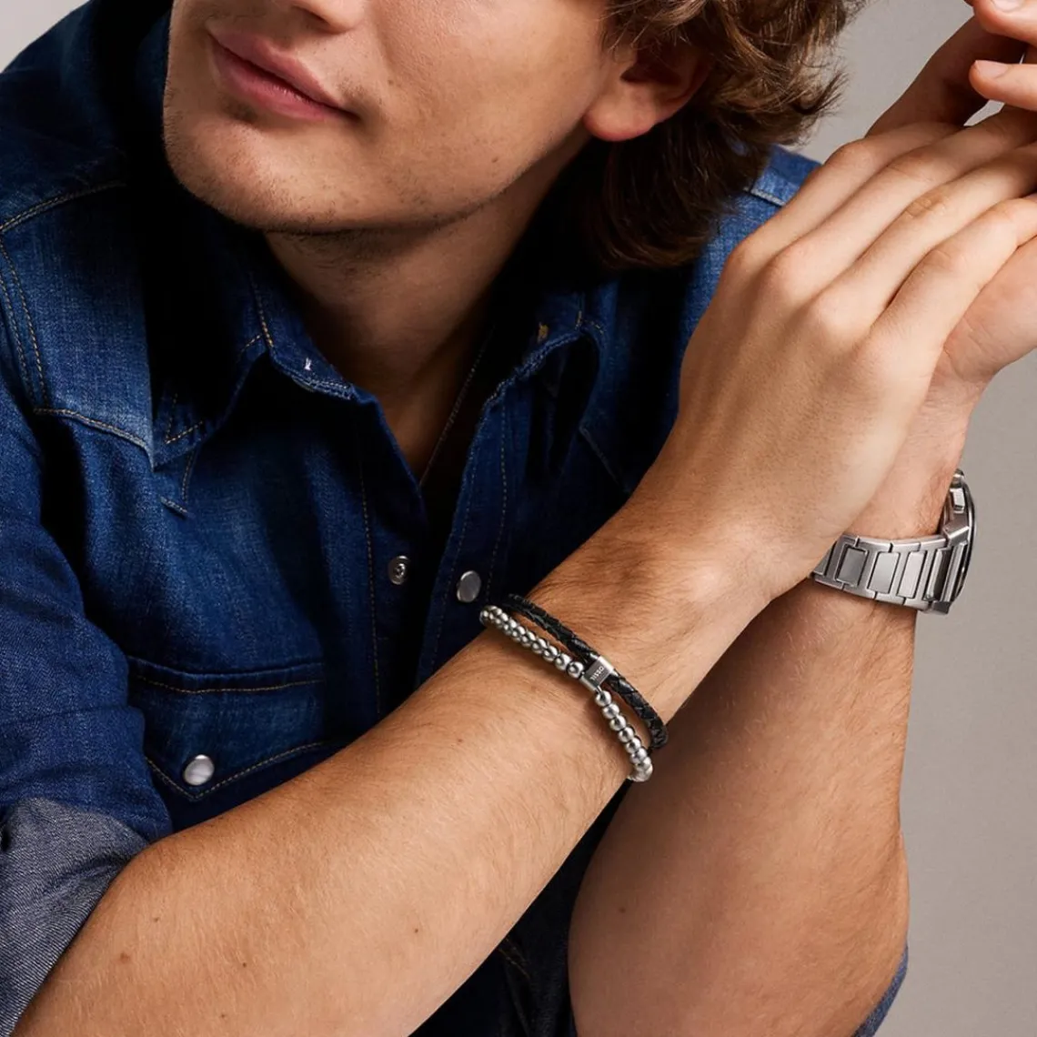 Fossil Bijoux Bracelet Homme Acier Classique Jewelry - JF04855040 Acier inoxydable | Homme Bracelet
