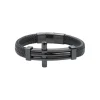 G-Force Bijoux Bracelet Homme BGFBR0005S - Acier Noir | Homme Bracelet
