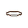 Guess Bijoux Bracelet Homme Inscription - JUMB04407JWSTBW Acier Marron | Homme Bracelet