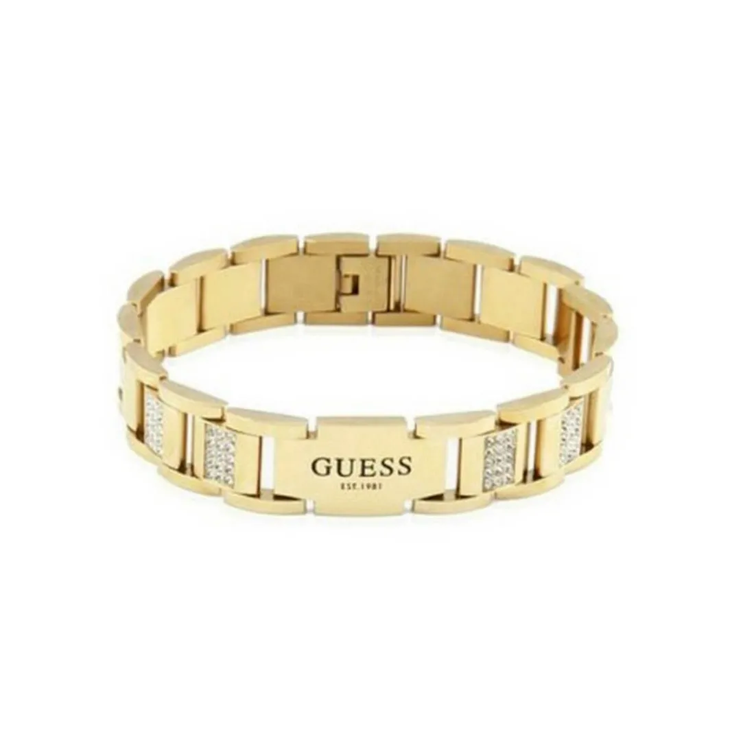 Guess Bijoux Bracelet Homme - JUMB01341JWYG FRONTIERS Acier doré | Homme Bracelet