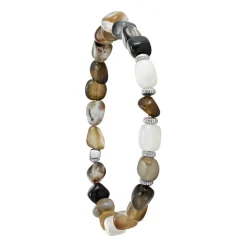 Jourdan Bracelet Homme AJH150014B - BOREAL - Perle marron | Homme Bracelet