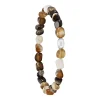Jourdan Bracelet Homme AJH150013B - BOREAL - Perle marron | Homme Bracelet
