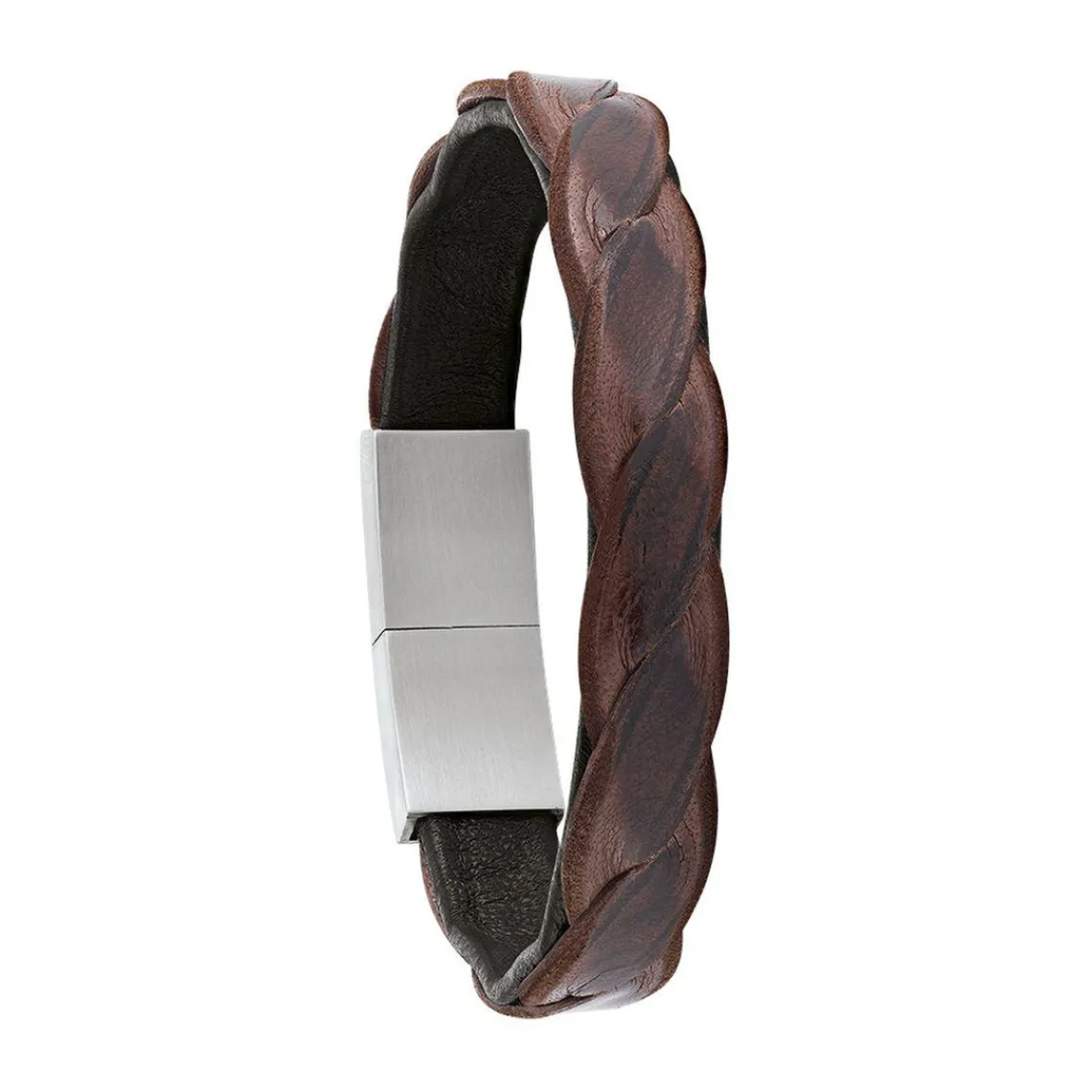 Jourdan Bracelet Homme JH150018B - PERO - Cuir marron | Homme Bracelet