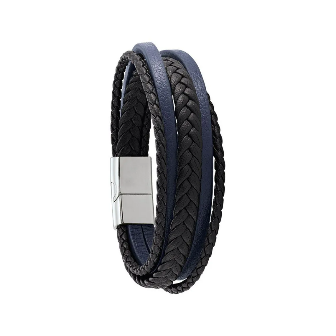 Jourdan Bracelet Homme RC032H - BYRON - Cuir noir | Homme Bracelet