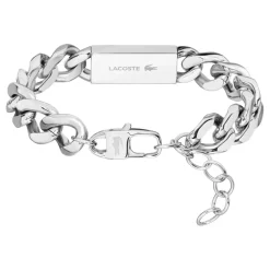 Lacoste Bracelet Homme Backhand - 2040439 Acier Argent | Homme Bracelet