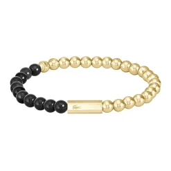 Lacoste Bracelet Homme Scottie 2040247 - Acier Doré, Noir | Homme Bracelet