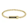 Lacoste Bracelet Homme Spelt - 2040338 Acier Doré Ajustable Circonference Interieure 190 Mm | Homme Bracelet