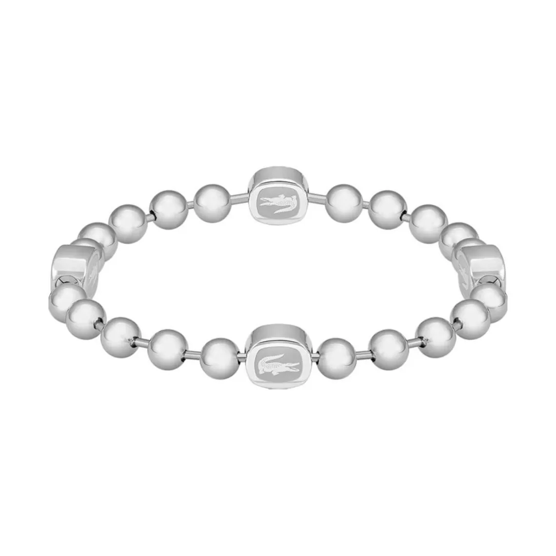 Lacoste Bracelet Homme Vigor - 2040408 Acier Argent | Homme Bracelet