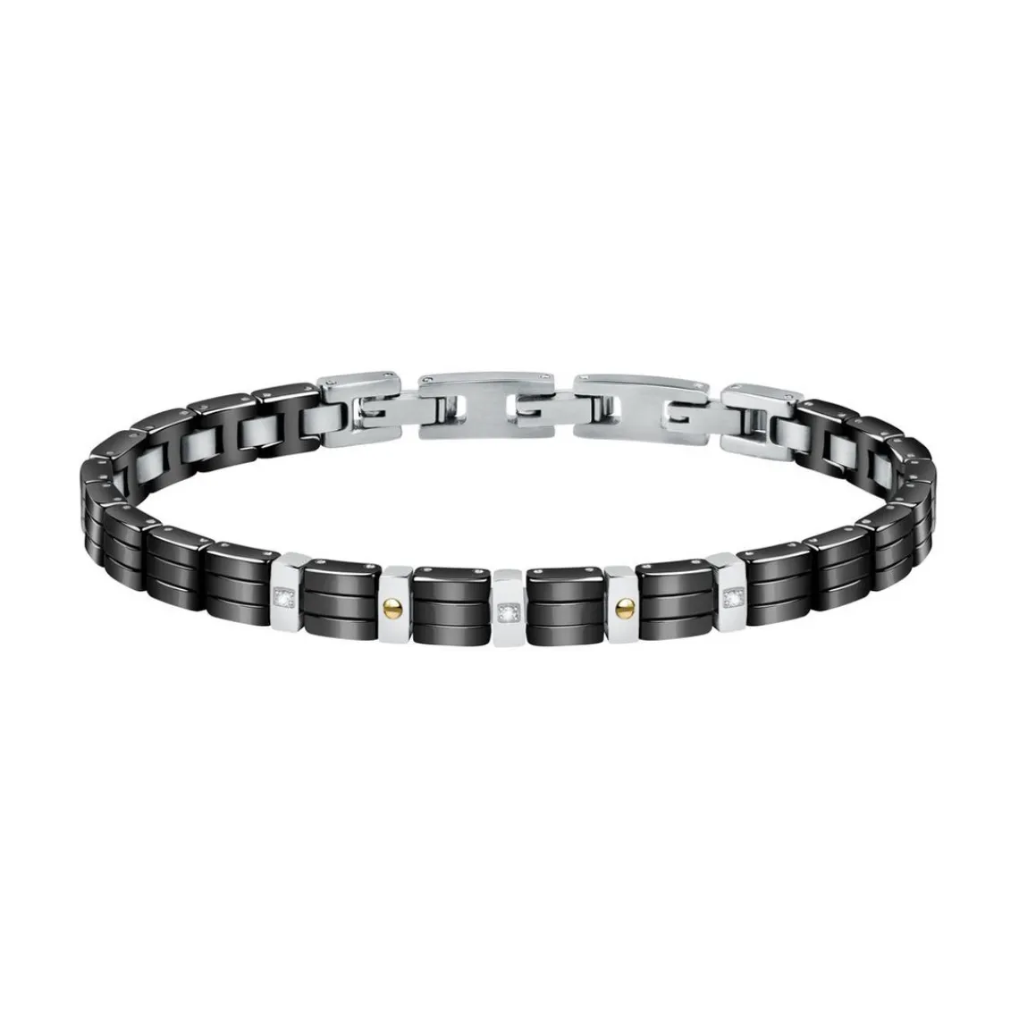 Morellato Bijoux Bracelet Homme SATM14 - Acier Noir | Homme Bracelet