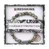 Redskins Bracelet Homme Bijoux Jaspe Dalmatien - 285705 Pierre Gris | Homme Bracelet
