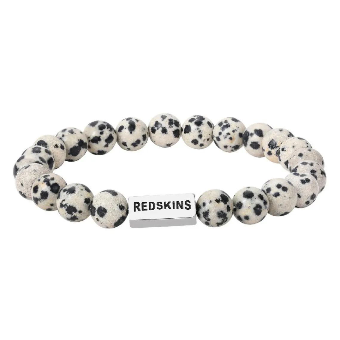 Redskins Bracelet Homme Bijoux Jaspe Dalmatien - 285705 Pierre Gris | Homme Bracelet