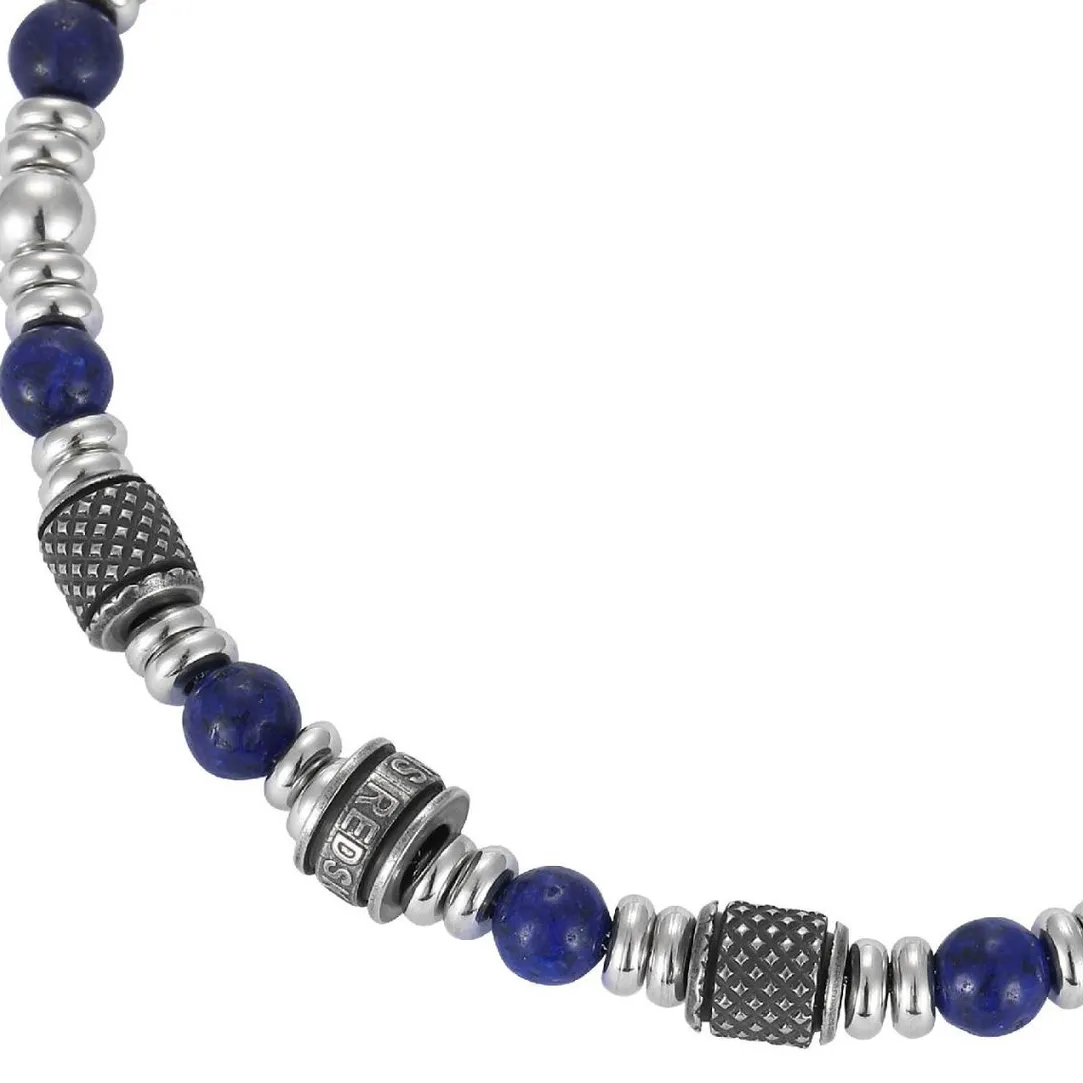 Redskins Bracelet Homme Bijoux - 285817 Acier BLEU | Homme Bracelet