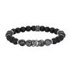 Redskins Bracelet Homme Bijoux - 285809 Pierre Noir | Homme Bracelet