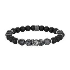 Redskins Bracelet Homme Bijoux - 285809 Pierre Noir | Homme Bracelet