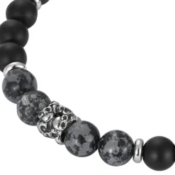 Redskins Bracelet Homme Bijoux - 285809 Pierre Noir | Homme Bracelet