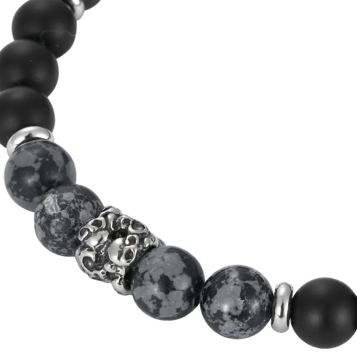 Redskins Bracelet Homme Bijoux - 285809 Pierre Noir | Homme Bracelet