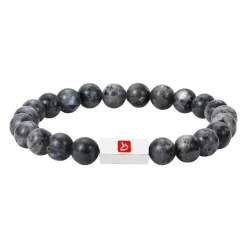 Redskins Bracelet Homme Bijoux Larkivite - 285707 Pierre GRIS | Homme Bracelet