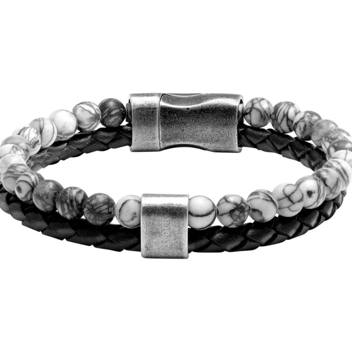 Rochet Bracelet Homme HB562200 - Gris/ Noir | Homme Bracelet