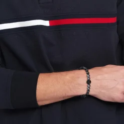 Tommy Hilfiger Bijoux Bracelet Homme Tommy Hilfiger Th85 Carbon - 2790625 Acier NOIR | Homme Bracelet