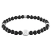 Tommy Hilfiger Bijoux Bracelet Homme Tommy Hilfiger Th85 Beads - 2790609 Acier Noir | Homme Bracelet
