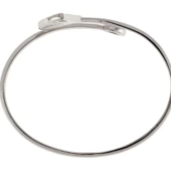 Kosma Paris Bracelet Jonc Arielle Argenté & Onyx Noir | Femme Bracelet