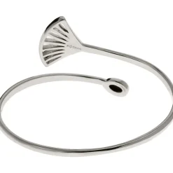 Kosma Paris Bracelet Jonc Arielle Argenté & Onyx Noir | Femme Bracelet