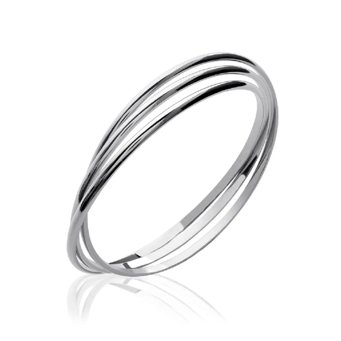 Maison de la Bijouterie Bracelet Jonc Femme Argent - W056366 | Femme Bracelet