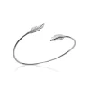 Maison de la Bijouterie Bracelet Jonc femme fantaisie plume oxyde de zirconium argent VWZWWW56 | Femme Bracelet