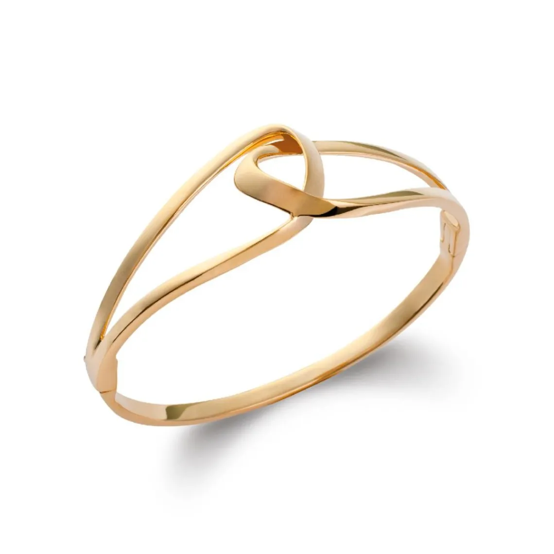 Maison de la Bijouterie Bracelet Jonc fermé femme plaqué or UUZ0066Y | Femme Bracelet