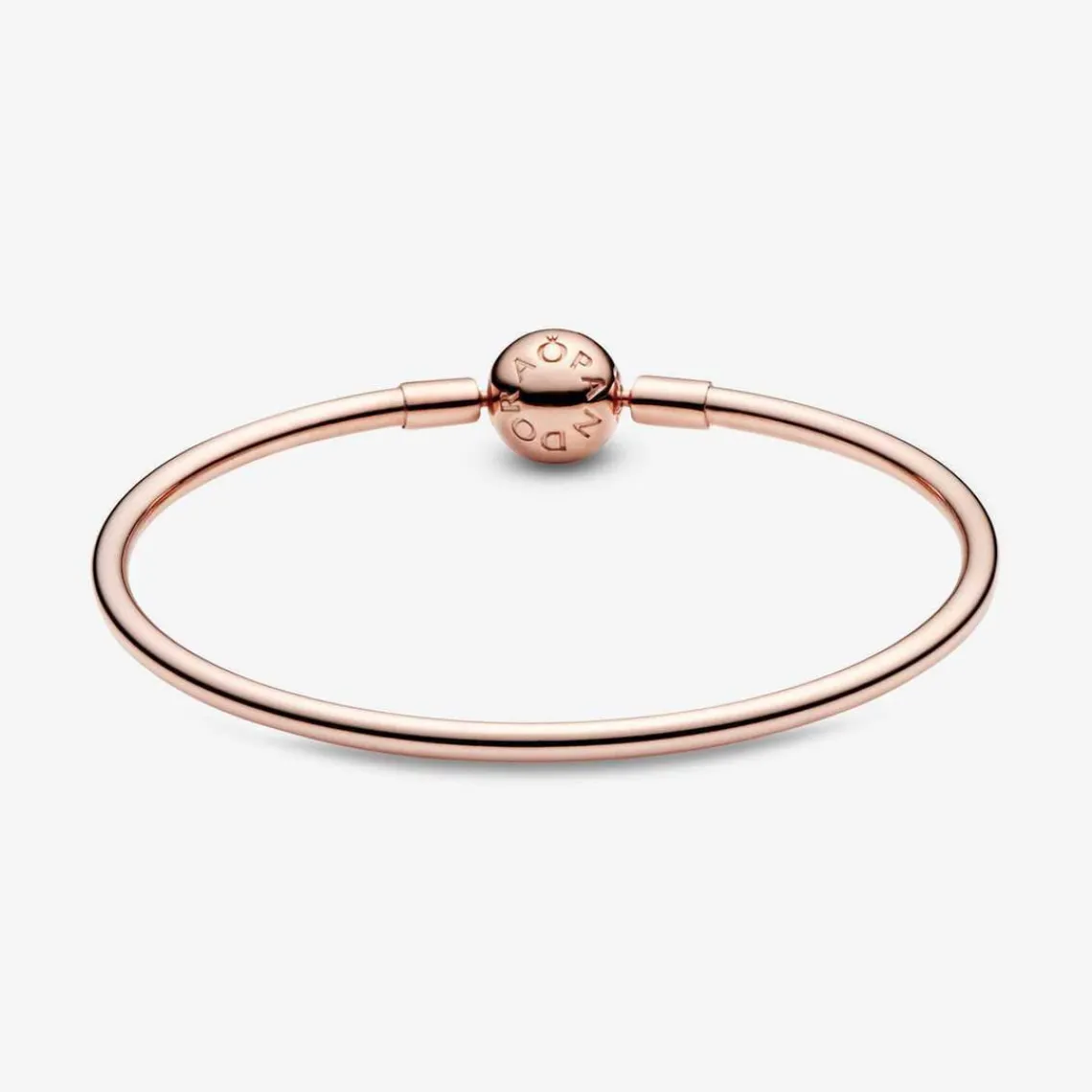 Pandora Bracelet Jonc Moments Métal doré à l’Or Rose fin 585/1000ᵉ | Femme Bracelet