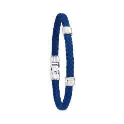 Jourdan Bracelet HUDSON FZ140BEH - Bracelet En Acier et Or 750 Homme | Homme Bracelet