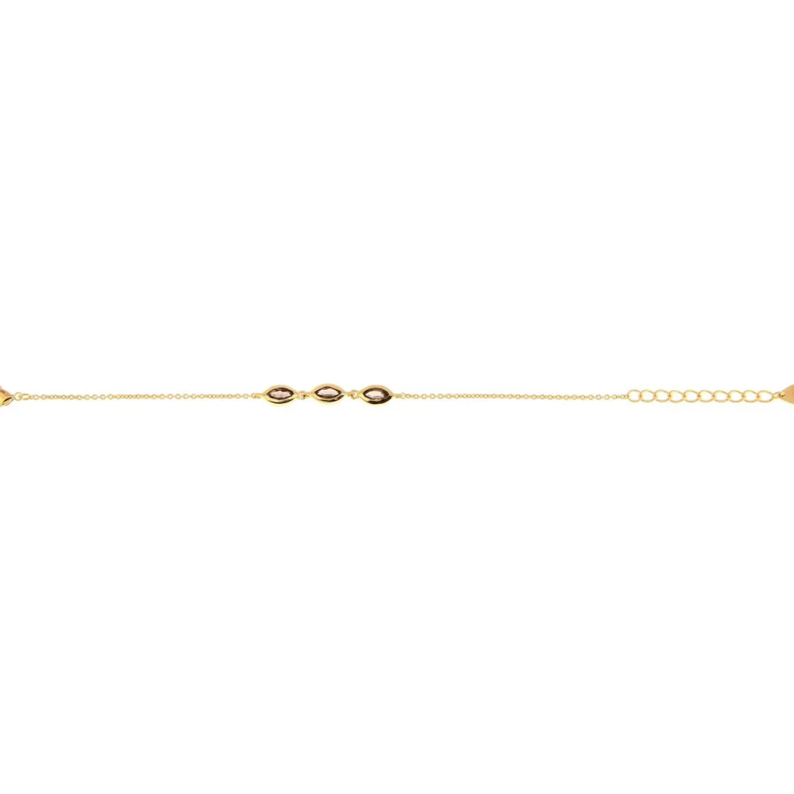 Kosma Paris Bracelet Kira Doré & Quartz Fumé | Femme Bracelet
