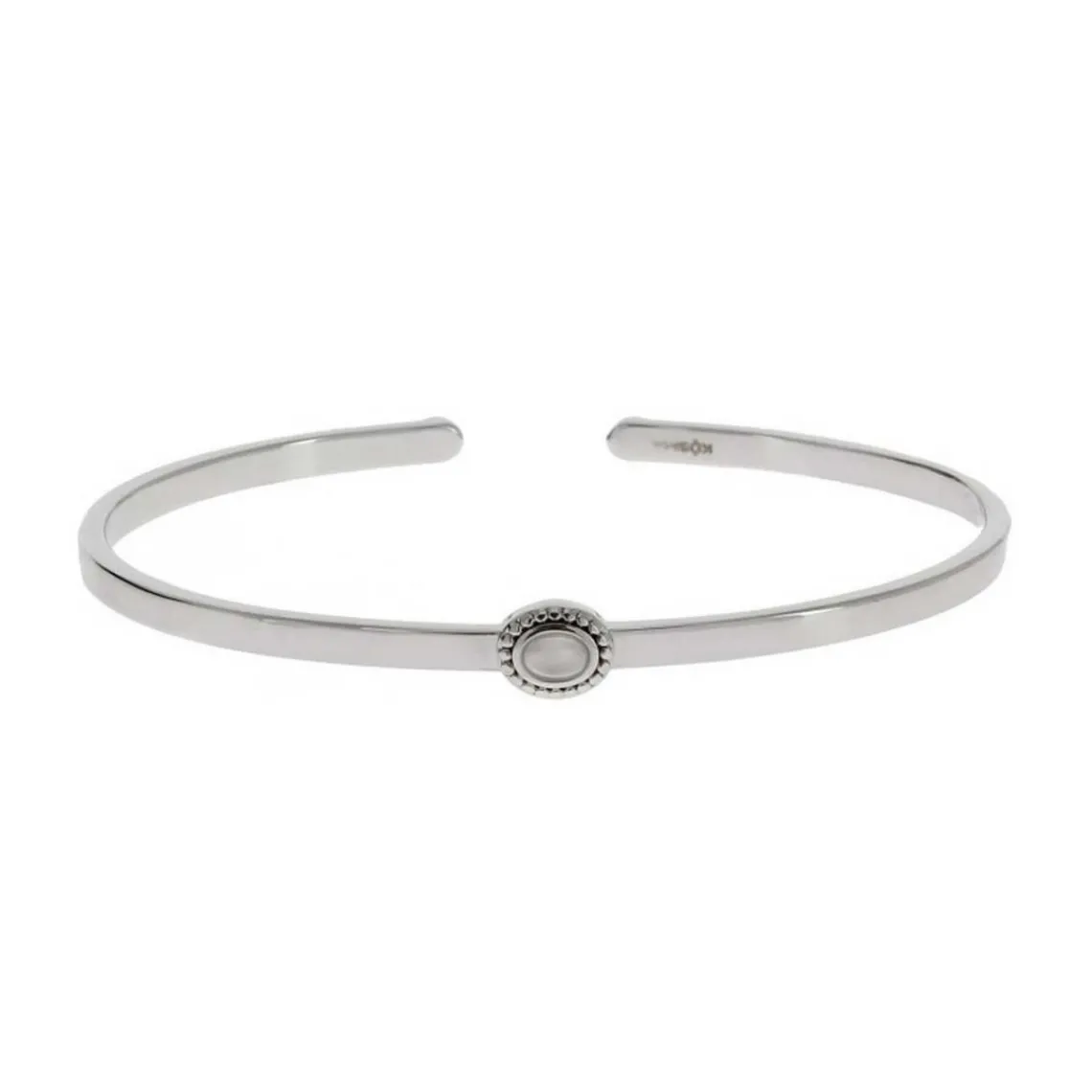 Kosma Paris Bracelet Kosma Stella JWBB00001-SMOI - Métal Argenté & Pierre de Lune Femme | Femme Bracelet