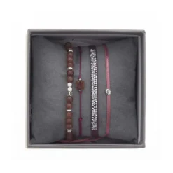 Les Interchangeables Bracelet A38639 - Bracelet Tissu Rose Cristaux de haute qualité Femme | Femme Bracelet