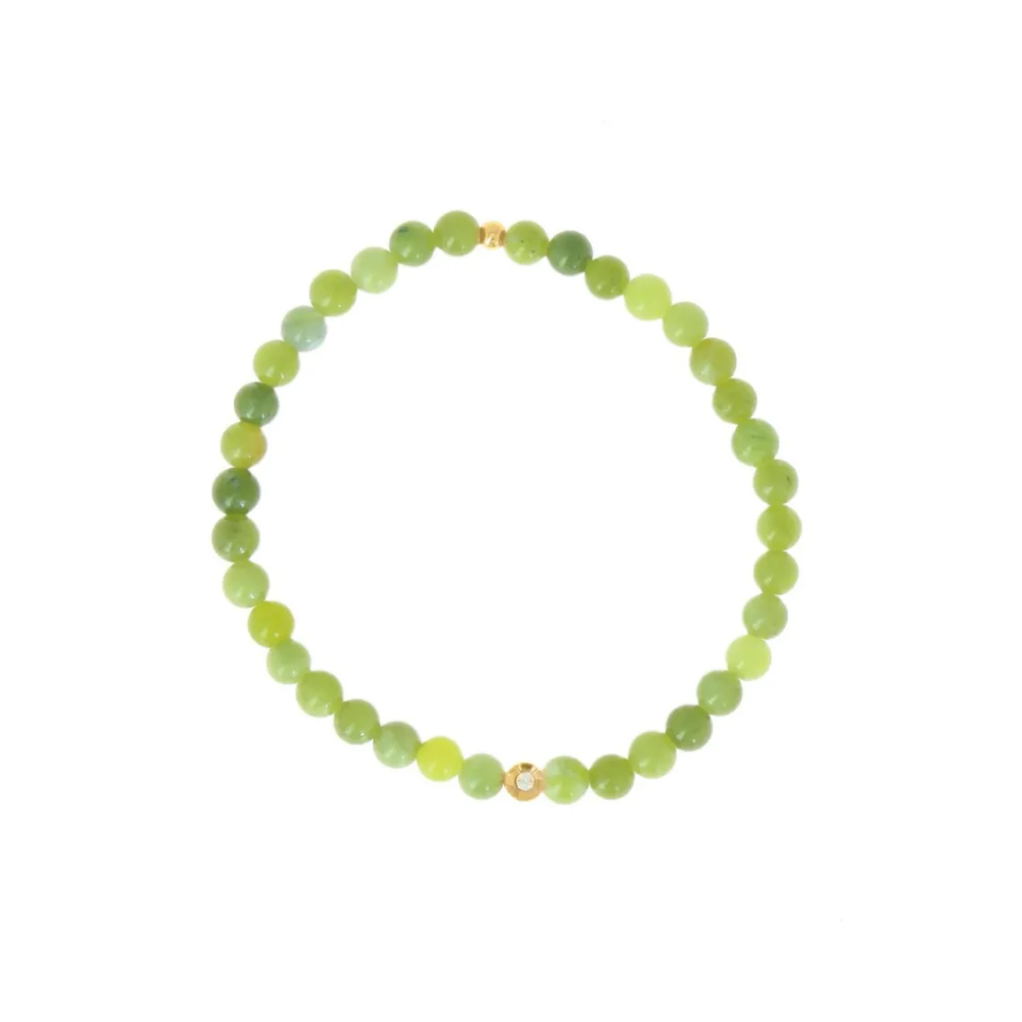Les Interchangeables Bracelet A59799 - Perle Serti Fleur Kaki Femme | Femme Bracelet