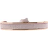 Les Interchangeables Bracelet A47403 - Jonc Ruban Interchangeables 6mm Beige Rose Femme | Femme Bracelet