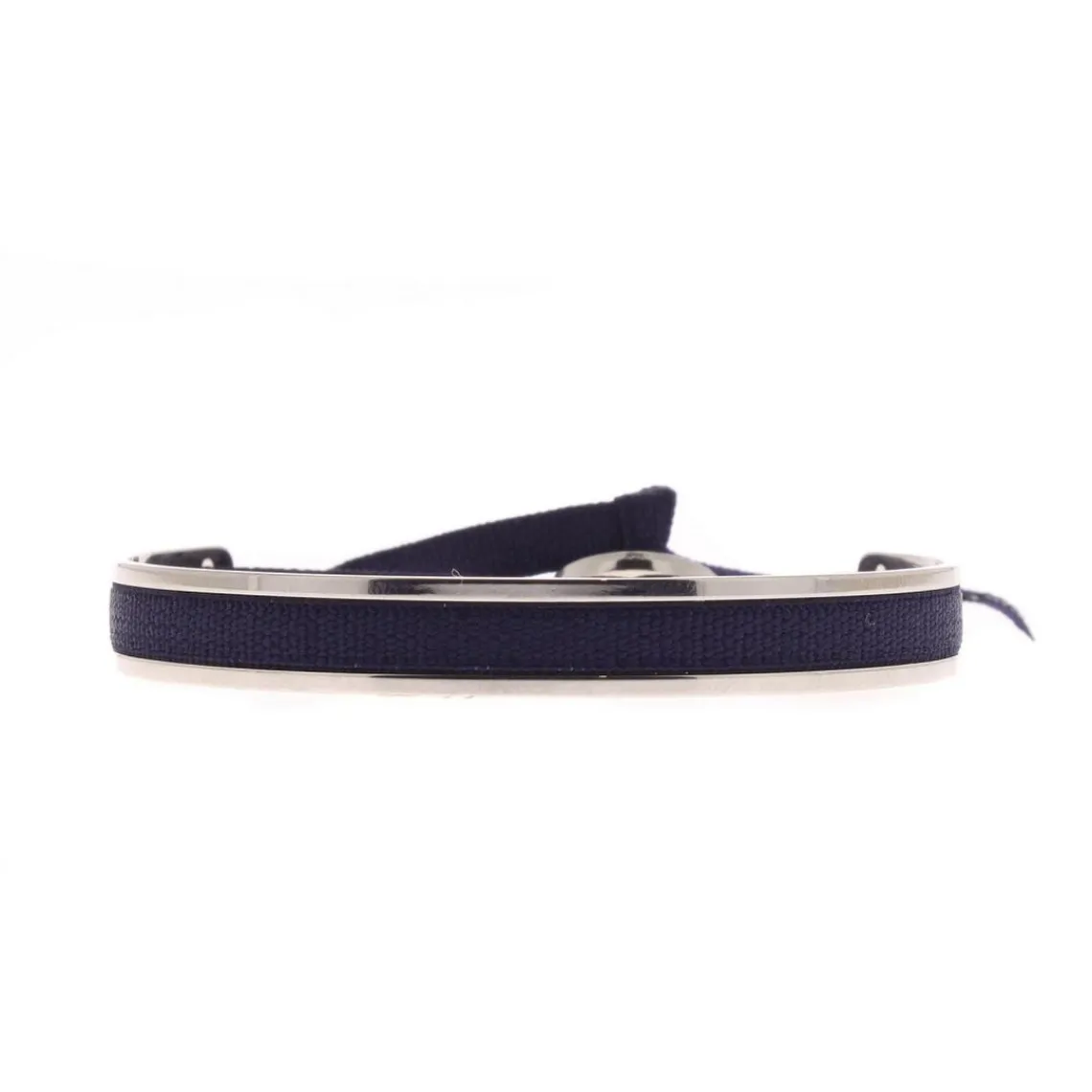 Les Interchangeables Bracelet A43229 - Jonc ruban 4mm Marine Femme | Femme Bracelet