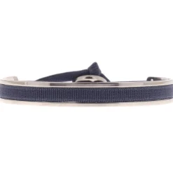 Les Interchangeables Bracelet A43208 - Jonc ruban 4mm Bleu Jean Femme | Femme Bracelet
