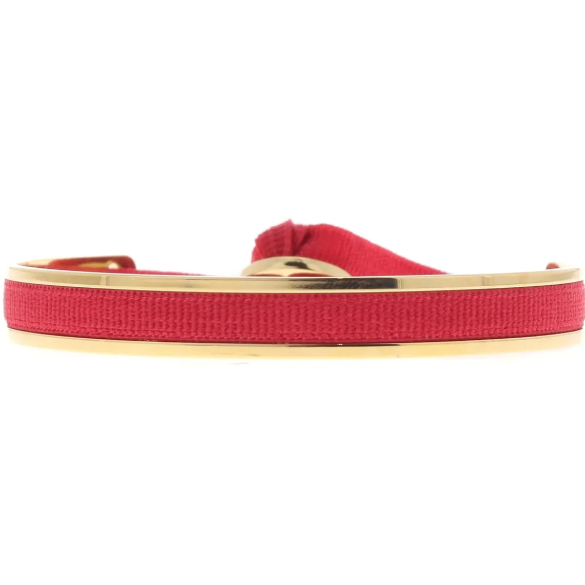 Les Interchangeables Bracelet A43059 - Jonc ruban Interchangeables 4mm Framboise Femme | Femme Bracelet