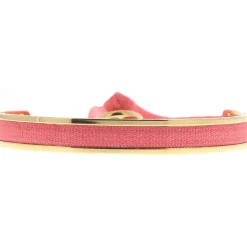 Les Interchangeables Bracelet A43057 - Jonc ruban Interchangeables 4mm Corail Clair Femme | Femme Bracelet