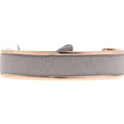 Les Interchangeables Bracelet A42826 - Jonc Ruban Interchangeables 9mm Marron Glace Clair Femme | Femme Bracelet
