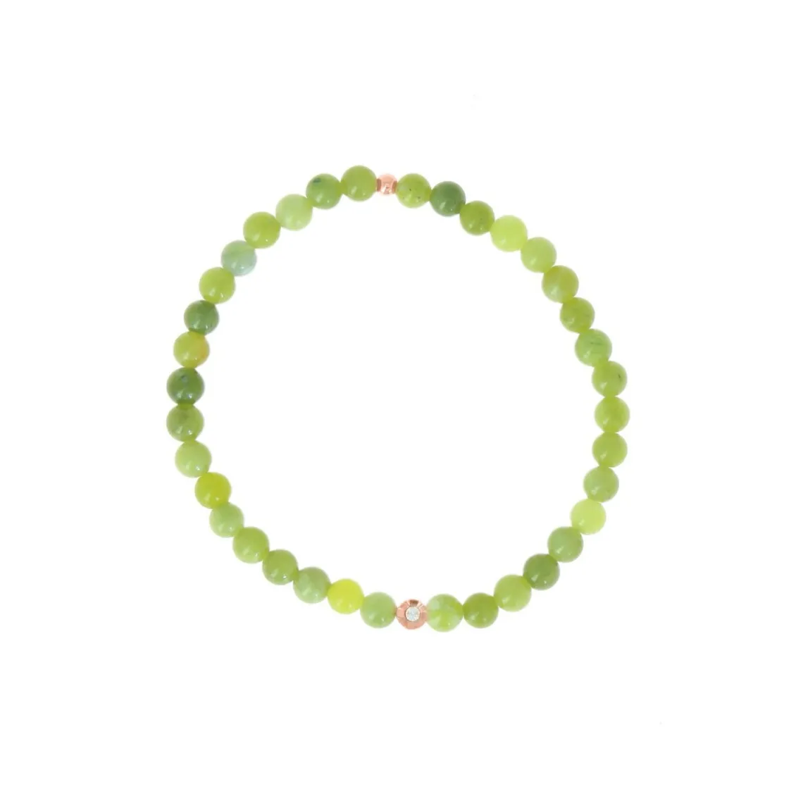 Les Interchangeables Bracelet A59814 - Perle Sertie Fleur Kaki Femme | Femme Bracelet