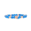 Les Interchangeables Bracelet A58817 - Perle Forme Fleur Bleu Femme | Femme Bracelet