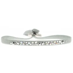 Les Interchangeables Bracelet A36960 - Bracelet Tissu Acier Bleu Femme | Femme Bracelet