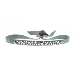Les Interchangeables Bracelet A41178 - Bracelet Tissu Acier Bleu Femme | Femme Bracelet