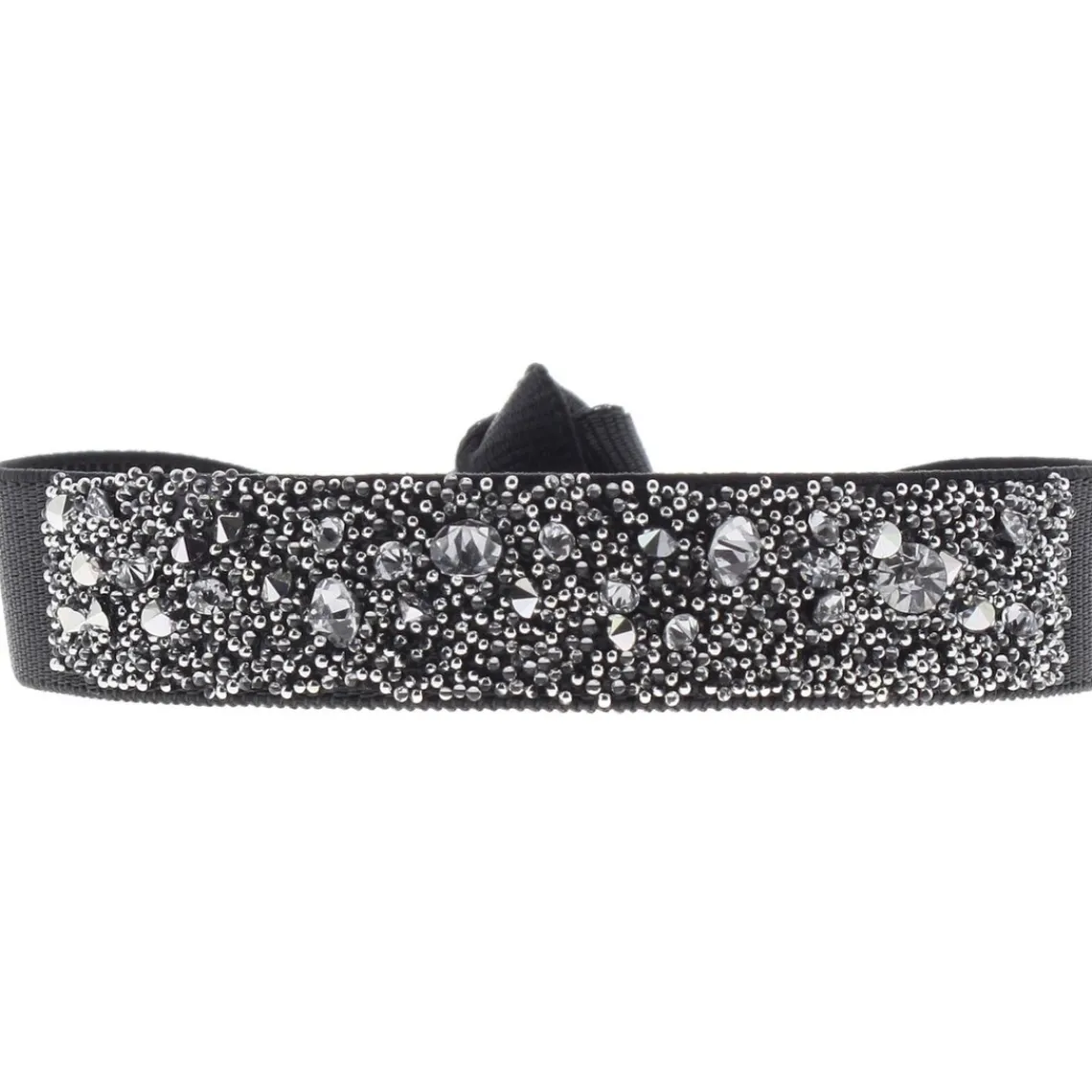 Les Interchangeables Bracelet A41128 - Bracelet Tissu Vert Cristaux de haute qualité Femme | Femme Bracelet