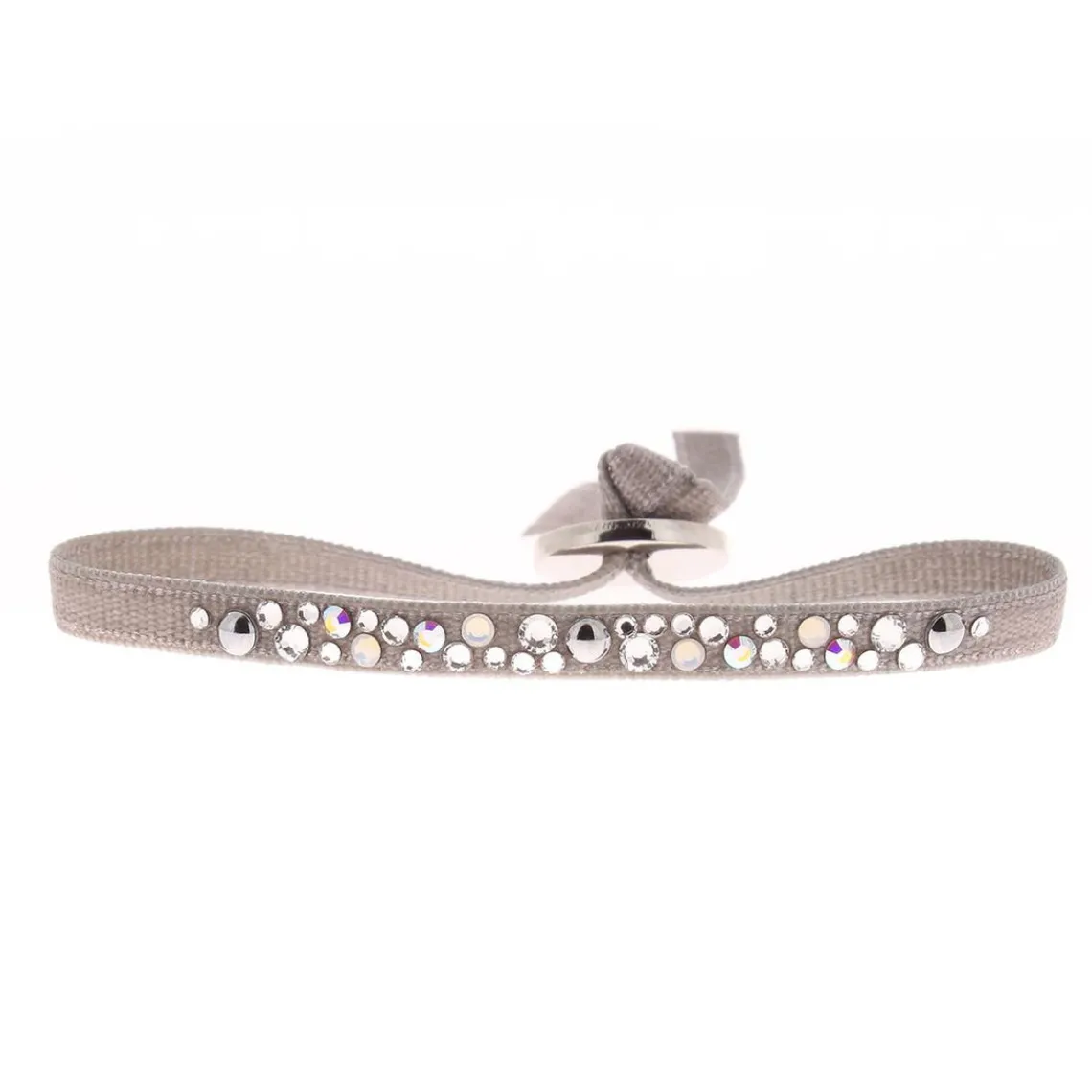 Les Interchangeables Bracelet A36957 - Bracelet Tissu Acier Gris Femme | Femme Bracelet