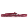 Les Interchangeables Bracelet A31584 - Bracelet Tissu Rouge Cristaux de haute qualité Femme | Femme Bracelet