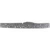 Les Interchangeables Bracelet A35898 - Bracelet Tissu Gris Cristaux de haute qualité Femme | Femme Bracelet